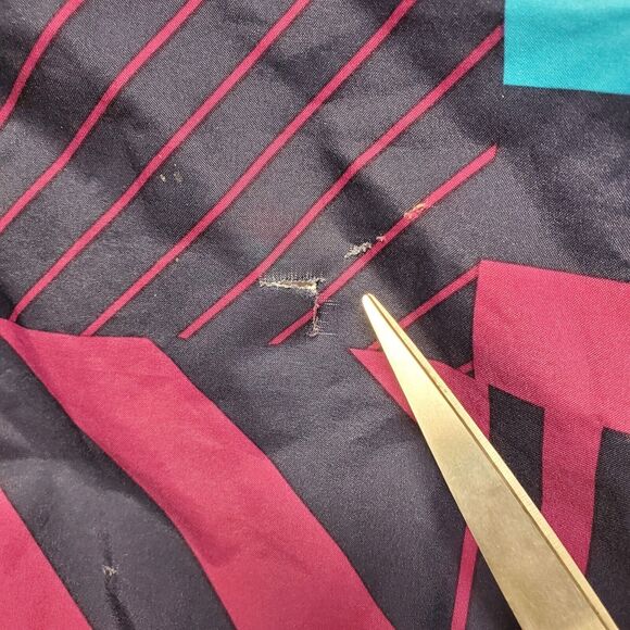 THE NORTH FACE Jacket GIRLS 10-12 Blue Colors Geometric Hooded Full Zip HYVENT - Picture 11 of 11